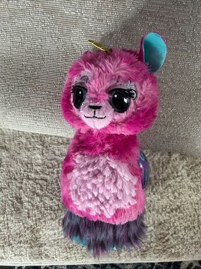Plush Pink Llama Small Pet Toy - Unbranded